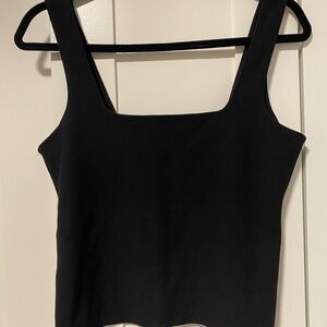 Zara Black Cropped Sleeveless Top - Like New